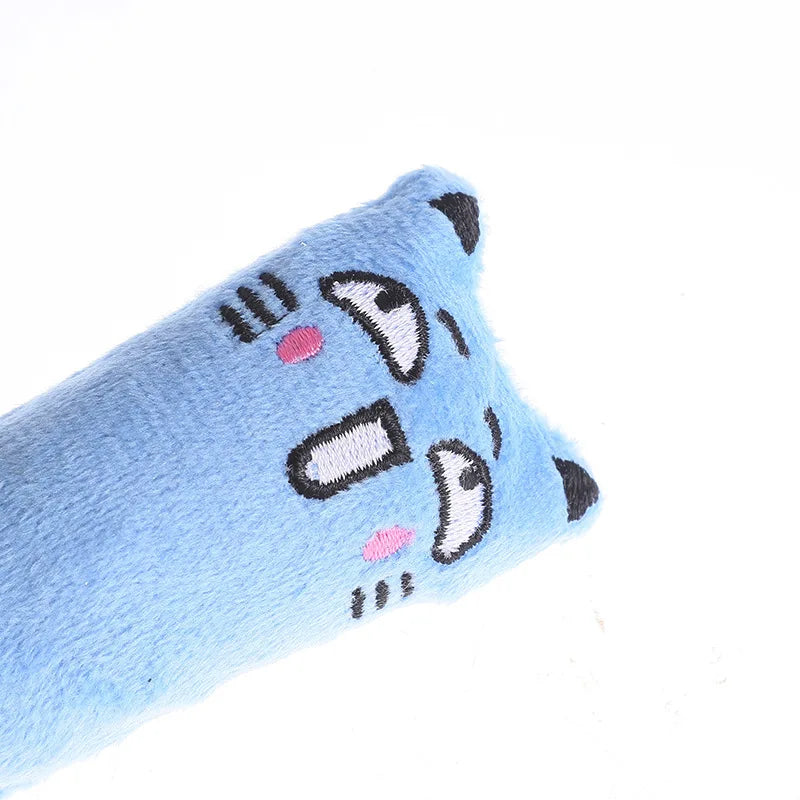 Cute Cat Toys Funny Interactive Plush Cat Toy Mini Teeth Grinding Catnip Toys Kitten Chewing Squeaky Toy Pets Accessories