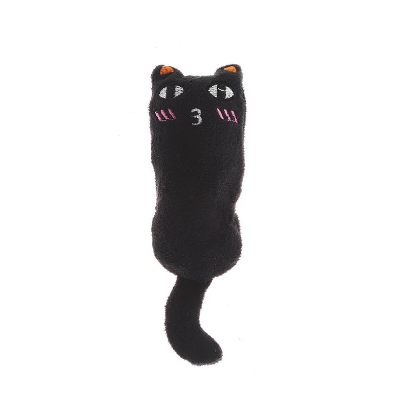 Cute Cat Toys Funny Interactive Plush Cat Toy Mini Teeth Grinding Catnip Toys Kitten Chewing Squeaky Toy Pets Accessories
